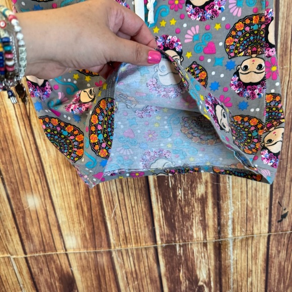 Girl’s Frida Kahlo Printed Sleeveless Mini Dress Size XS 4-5 - Picture 5 of 6